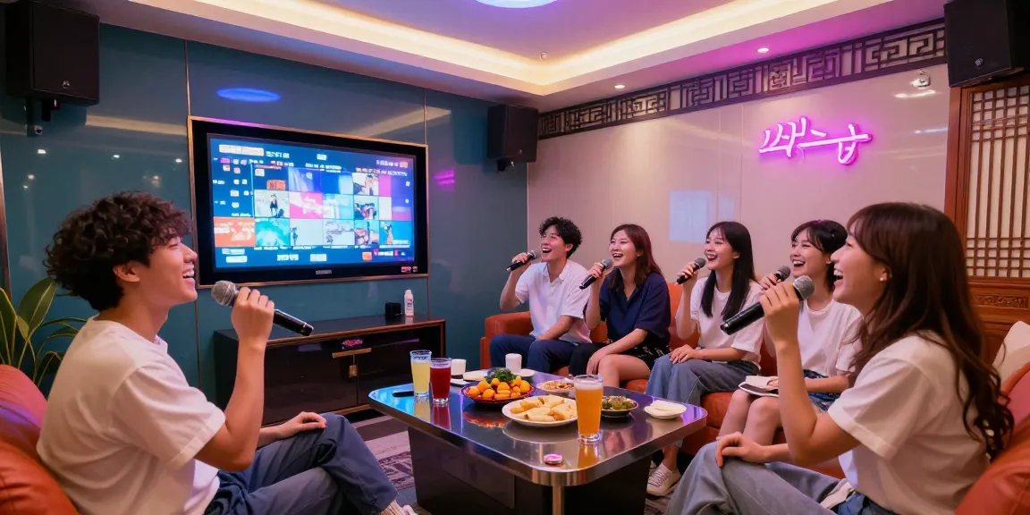 강남 달토에서 친구들과 함께 노래 부르는 모습, 즐거운 분위기에서 https://daltorabbits.com/를 체험해보세요.